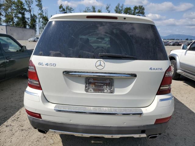 4JGBF71E69A487962 - 2009 MERCEDES-BENZ GL 450 4MATIC WHITE photo 6