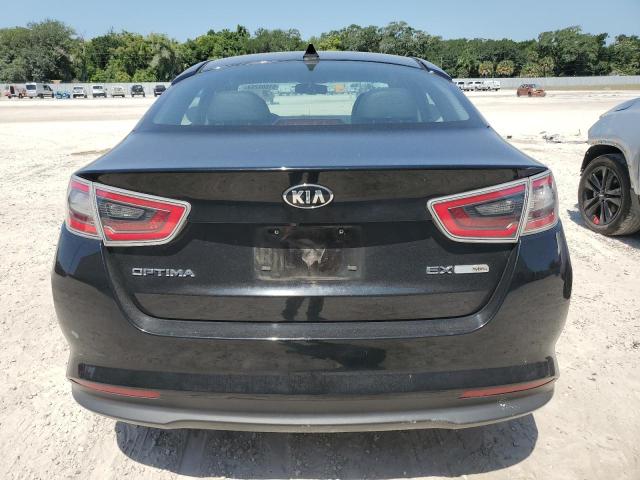 KNAGN4AD9F5091397 - 2015 KIA OPTIMA HYBRID BLACK photo 6