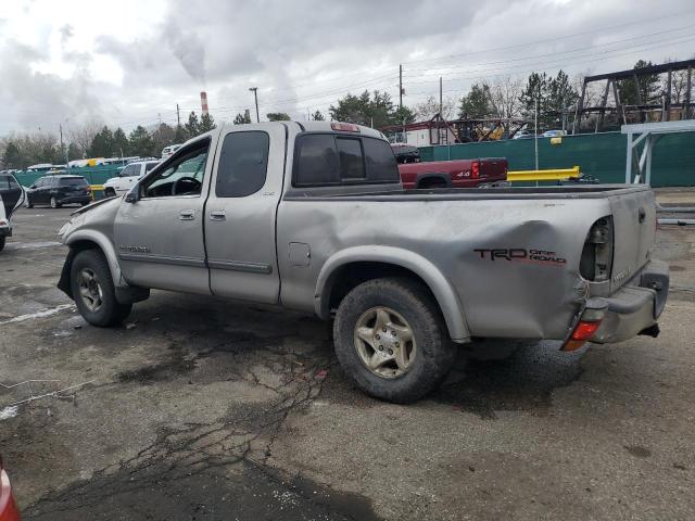 5TBBT44103S363466 - 2003 TOYOTA TUNDRA ACCESS CAB SR5 SILVER photo 2