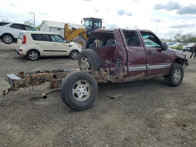 1GCEK19TXYE404361 - 2000 CHEVROLET SLVRD K1500 BURGUNDY photo 3