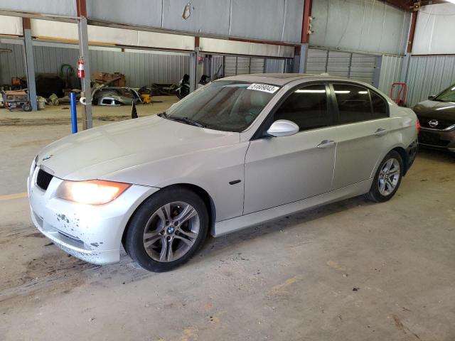 WBAVA33538KX89561 - 2008 BMW 328 I SILVER photo 1