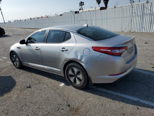 KNAGM4AD6C5024304 - 2012 KIA OPTIMA HYBRID GRAY photo 2