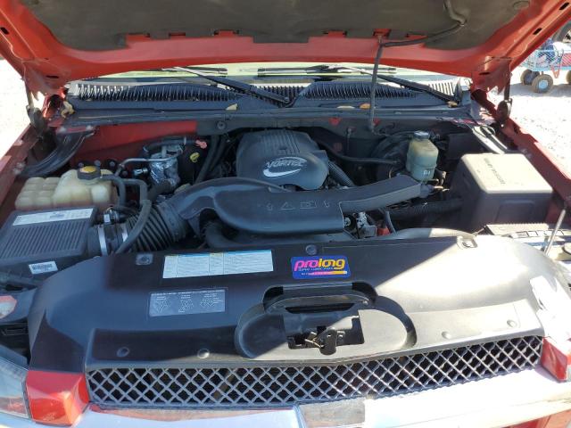 3GNEC13T82G107361 - 2002 CHEVROLET AVALANCHE C1500 RED photo 11