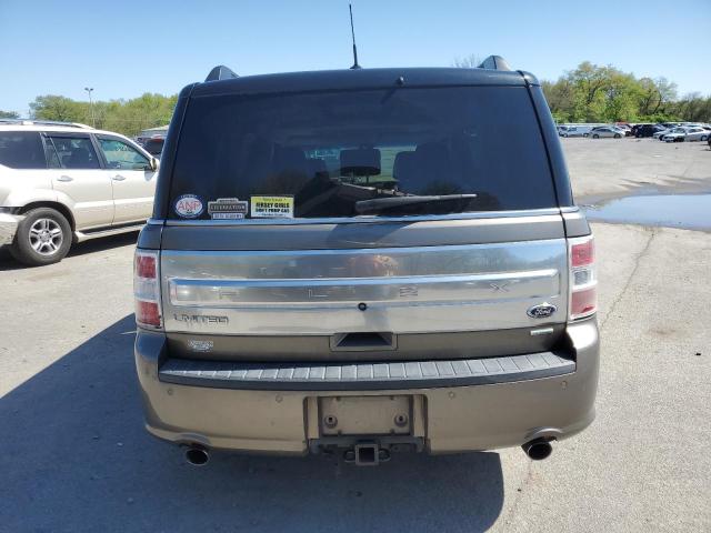 2FMHK6DT5EBD12031 - 2014 FORD FLEX LIMITED GRAY photo 6