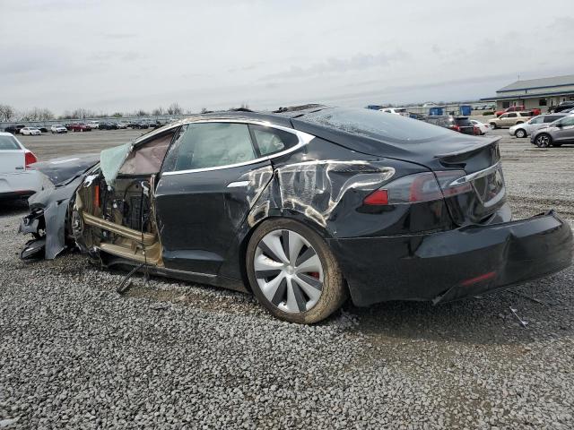 5YJSA1E48LF414933 - 2020 TESLA MODEL S 黑色 照片 2