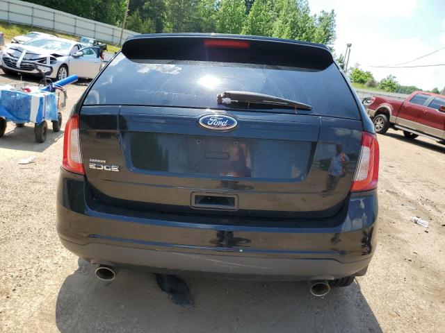 2FMDK3GC6DBC40568 - 2013 FORD EDGE SE BLACK photo 6