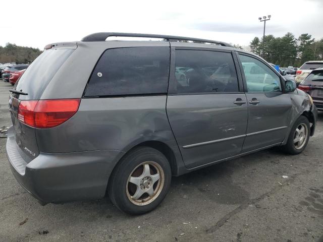 5TDZA23C84S085758 - 2004 TOYOTA SIENNA CE GRAY photo 3