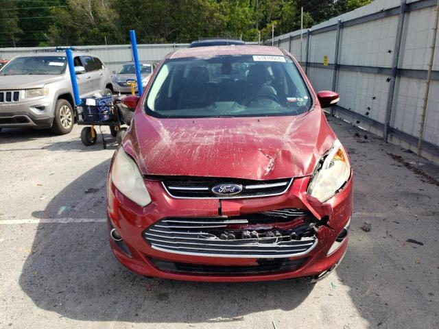 1FADP5CU9DL500242 - 2013 FORD C-MAX PREMIUM MAROON photo 5