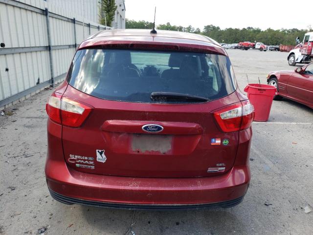 1FADP5CU9DL500242 - 2013 FORD C-MAX PREMIUM MAROON photo 6