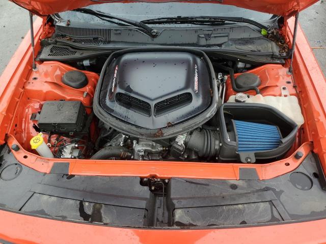 2C3CDZFJXGH345164 - 2016 DODGE CHALLENGER R/T SCAT PACK ORANGE photo 11