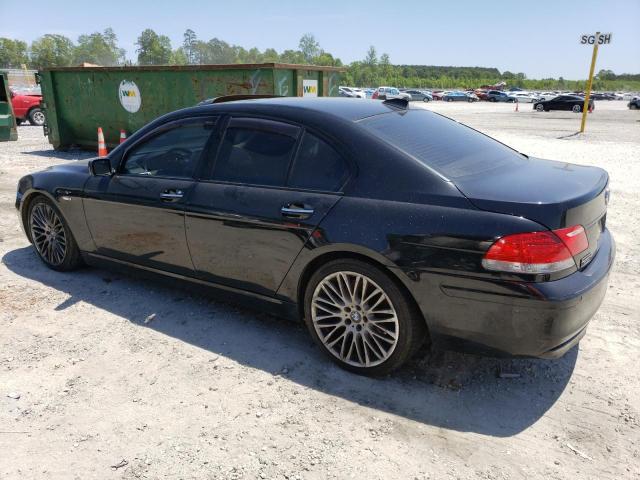 WBAHL83507DT07586 - 2007 BMW 750 I BLACK photo 2