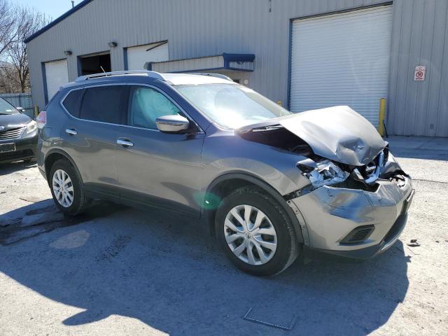 KNMAT2MV4GP647029 - 2016 NISSAN ROGUE S GRAY photo 4