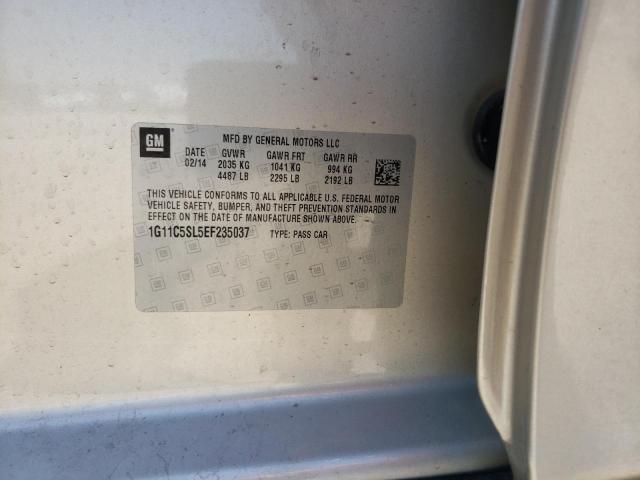 1G11C5SL5EF235037 - 2014 CHEVROLET MALIBU 1LT 金色 照片 13