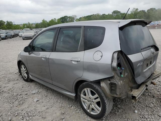 JHMGD38637S017952 - 2007 HONDA FIT S 银色 照片 2