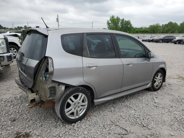 JHMGD38637S017952 - 2007 HONDA FIT S 银色 照片 3
