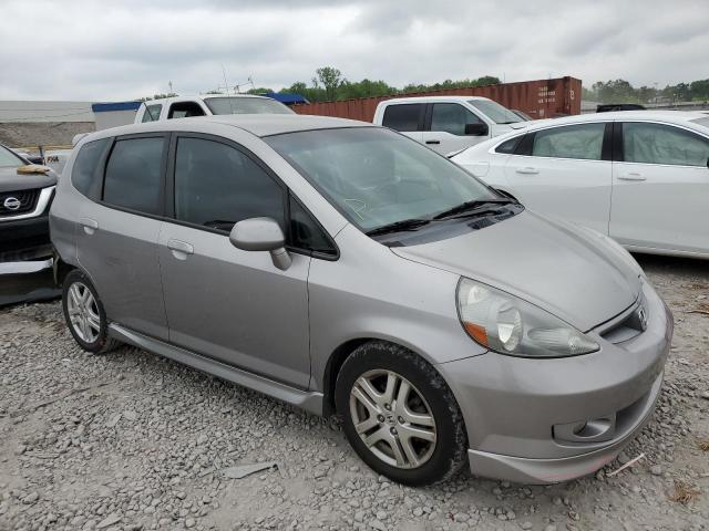 JHMGD38637S017952 - 2007 HONDA FIT S 银色 照片 4