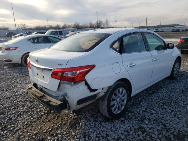 3N1AB7AP7HY330807 - 2017 NISSAN SENTRA S WHITE photo 4