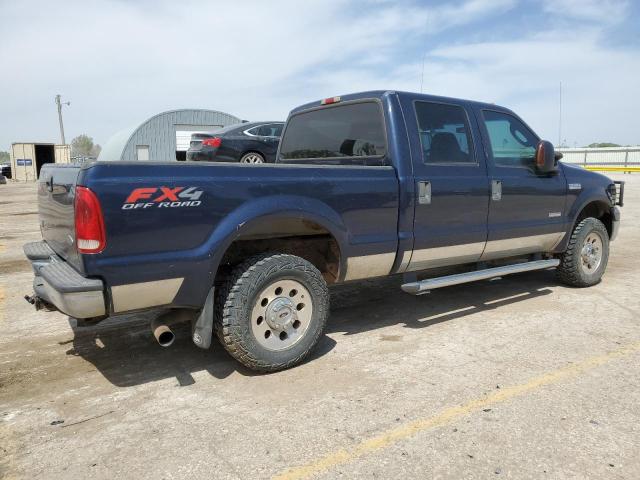 1FTSW21P25EC50381 - 2005 FORD F250 SUPER DUTY BLUE photo 3