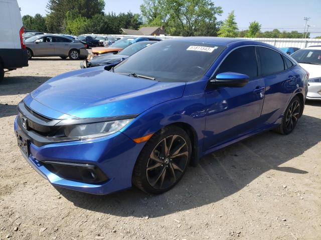 2HGFC2F80KH538224 - 2019 HONDA CIVIC SPORT 蓝色 照片 1
