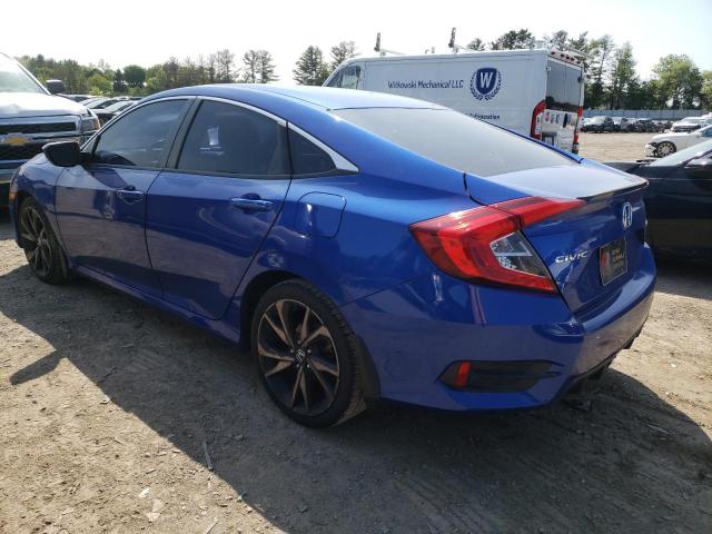 2HGFC2F80KH538224 - 2019 HONDA CIVIC SPORT 蓝色 照片 2