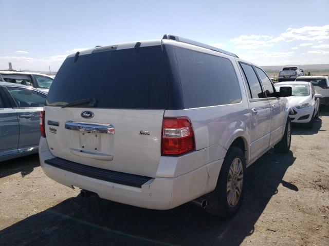 1FMJK2A53DEF23666 - 2013 FORD EXPEDITION EL LIMITED WHITE photo 3