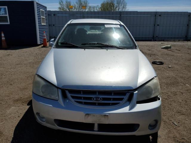 KNAFE121265292850 - 2006 KIA SPECTRA LX SILVER photo 5