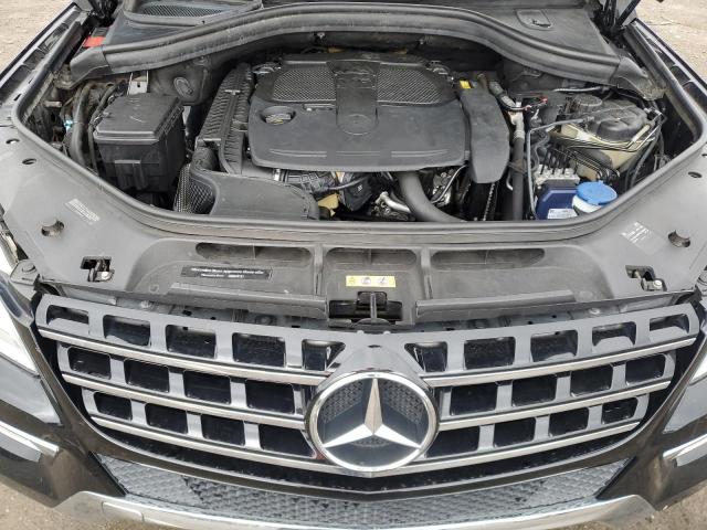 4JGDA5HB7FA574207 - 2015 MERCEDES-BENZ ML 350 4MATIC BLACK photo 12