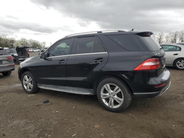 4JGDA5HB7FA574207 - 2015 MERCEDES-BENZ ML 350 4MATIC BLACK photo 2