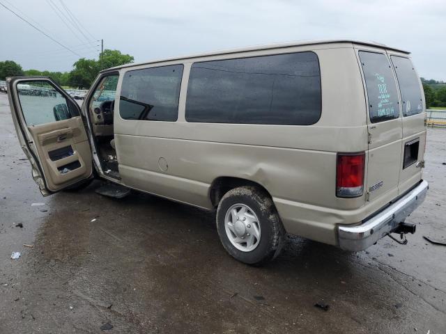 1FBNE3BL2DDA19751 - 2013 FORD ECONOLINE E350 SUPER DUTY WAGON BEIGE photo 2