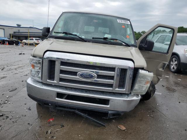 1FBNE3BL2DDA19751 - 2013 FORD ECONOLINE E350 SUPER DUTY WAGON BEIGE photo 5