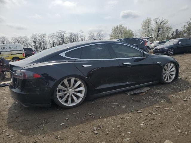 5YJSA1CN8DFP22679 - 2013 TESLA MODEL S BLACK photo 3