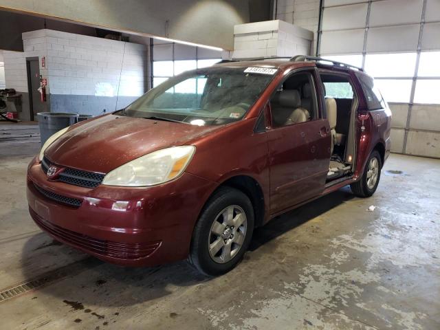 5TDZA23C24S016385 - 2004 TOYOTA SIENNA LE CE BURGUNDY photo 1