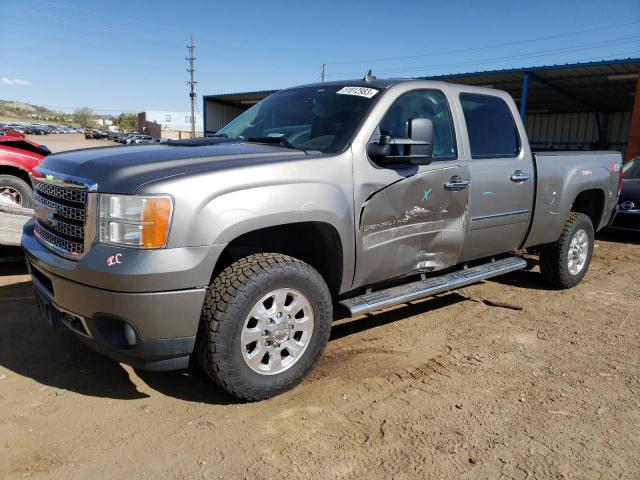 1GT125E80DF222342 - 2013 GMC SIERRA K2500 DENALI GRAY photo 1