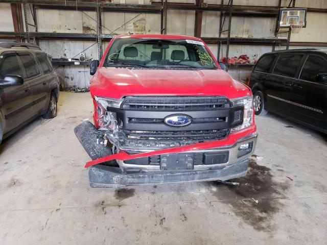 1FTMF1CB5KKC65796 - 2019 FORD F150 RED photo 5