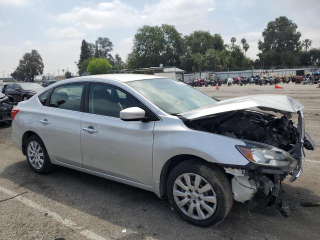 3N1AB7AP7HL717483 - 2017 NISSAN SENTRA S SILVER photo 4