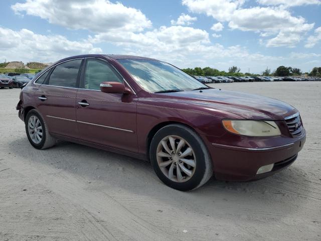 KMHFC46F68A319019 - 2008 HYUNDAI AZERA SE BURGUNDY photo 4