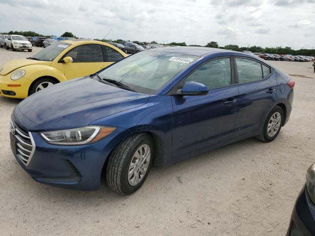 5NPD74LF6HH099734 - 2017 HYUNDAI ELANTRA SE BLUE photo 1