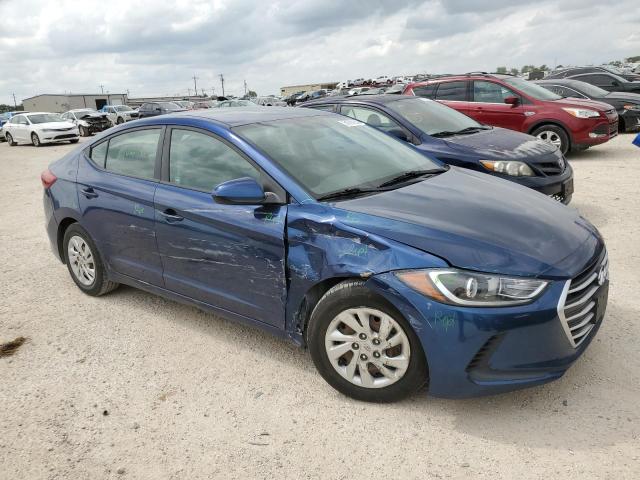 5NPD74LF6HH099734 - 2017 HYUNDAI ELANTRA SE BLUE photo 4