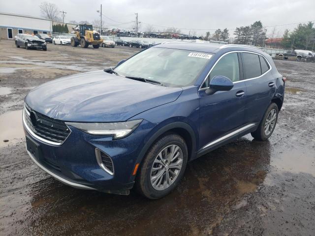 LRBAZLR45ND164828 - 2022 BUICK ENVISION PREFERRED BLUE photo 1