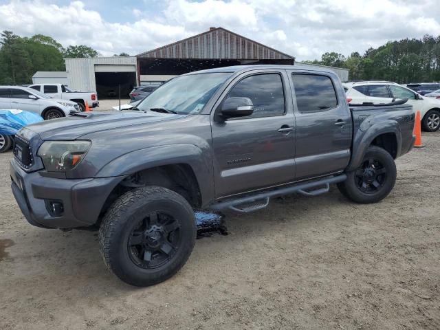 5TFJU4GN3DX046145 - 2013 TOYOTA TACOMA DOUBLE CAB PRERUNNER GRAY photo 1