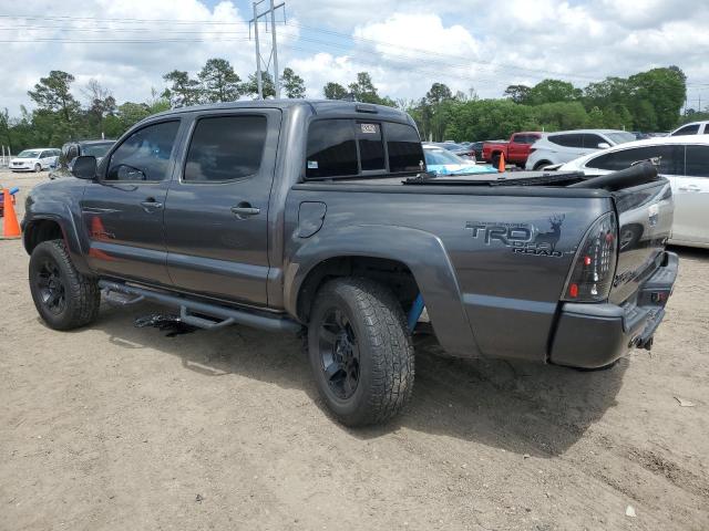 5TFJU4GN3DX046145 - 2013 TOYOTA TACOMA DOUBLE CAB PRERUNNER GRAY photo 2