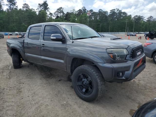 5TFJU4GN3DX046145 - 2013 TOYOTA TACOMA DOUBLE CAB PRERUNNER GRAY photo 4