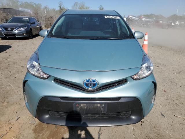 JTDZN3EU9GJ041043 - 2016 TOYOTA PRIUS V BLUE photo 5