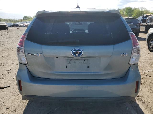 JTDZN3EU9GJ041043 - 2016 TOYOTA PRIUS V BLUE photo 6