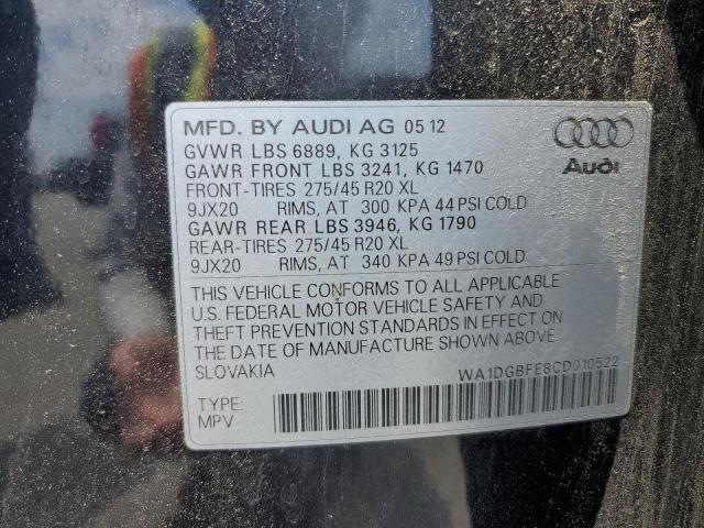 WA1DGBFE8CD010522 - 2012 AUDI Q7 PRESTIGE BLUE photo 13