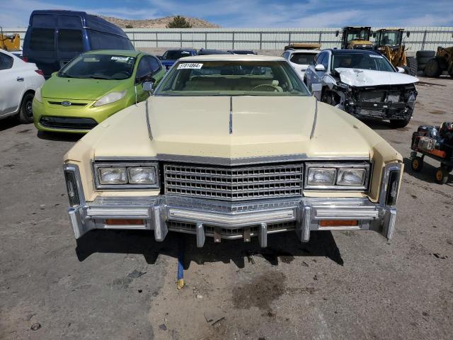 6L47S8Q285521 - 1978 CADILLAC ELDORADO YELLOW photo 5