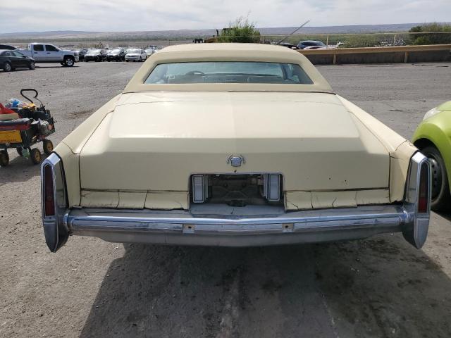 6L47S8Q285521 - 1978 CADILLAC ELDORADO YELLOW photo 6