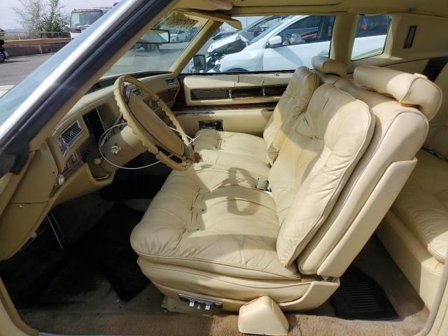 6L47S8Q285521 - 1978 CADILLAC ELDORADO YELLOW photo 7