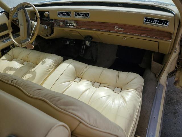 6L47S8Q285521 - 1978 CADILLAC ELDORADO YELLOW photo 8