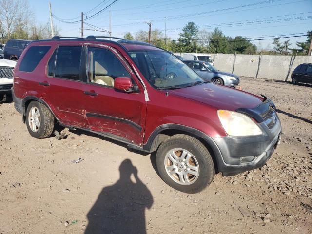 JHLRD78822C040602 - 2002 HONDA CR-V EX MAROON photo 4